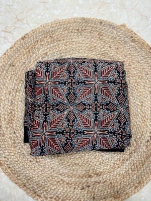 Ajrakh saree