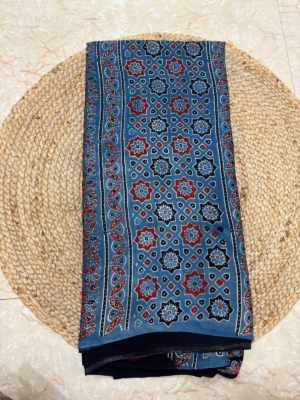 Ajrakh saree