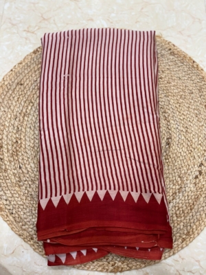 Ajrakh saree
