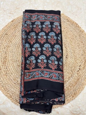 Ajrakh saree